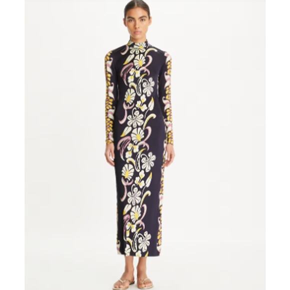 Tory Burch floral-print silk shirtdress - Picture 4 of 16